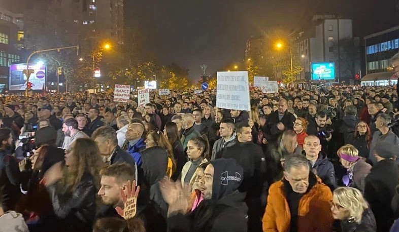 Սերբիան Նովի Սադի ողբերգության տարելիցը նշում է բողոքի զանգվածային  ցույցերով