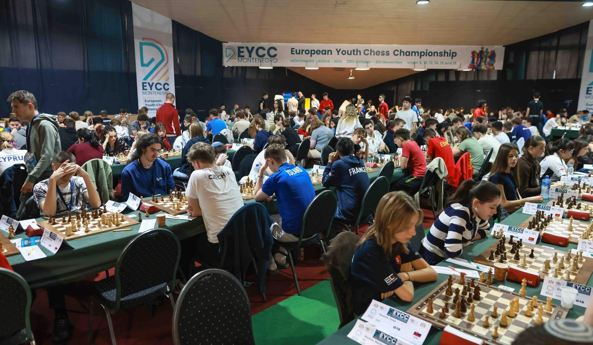 Հայ շախմատիստներն առաջատարների շարքում են Մոնտենեգրոյում ընթացող 2025 թ. շախմատի Եվրոպայի 8-18 տարեկանների առաջնությունում