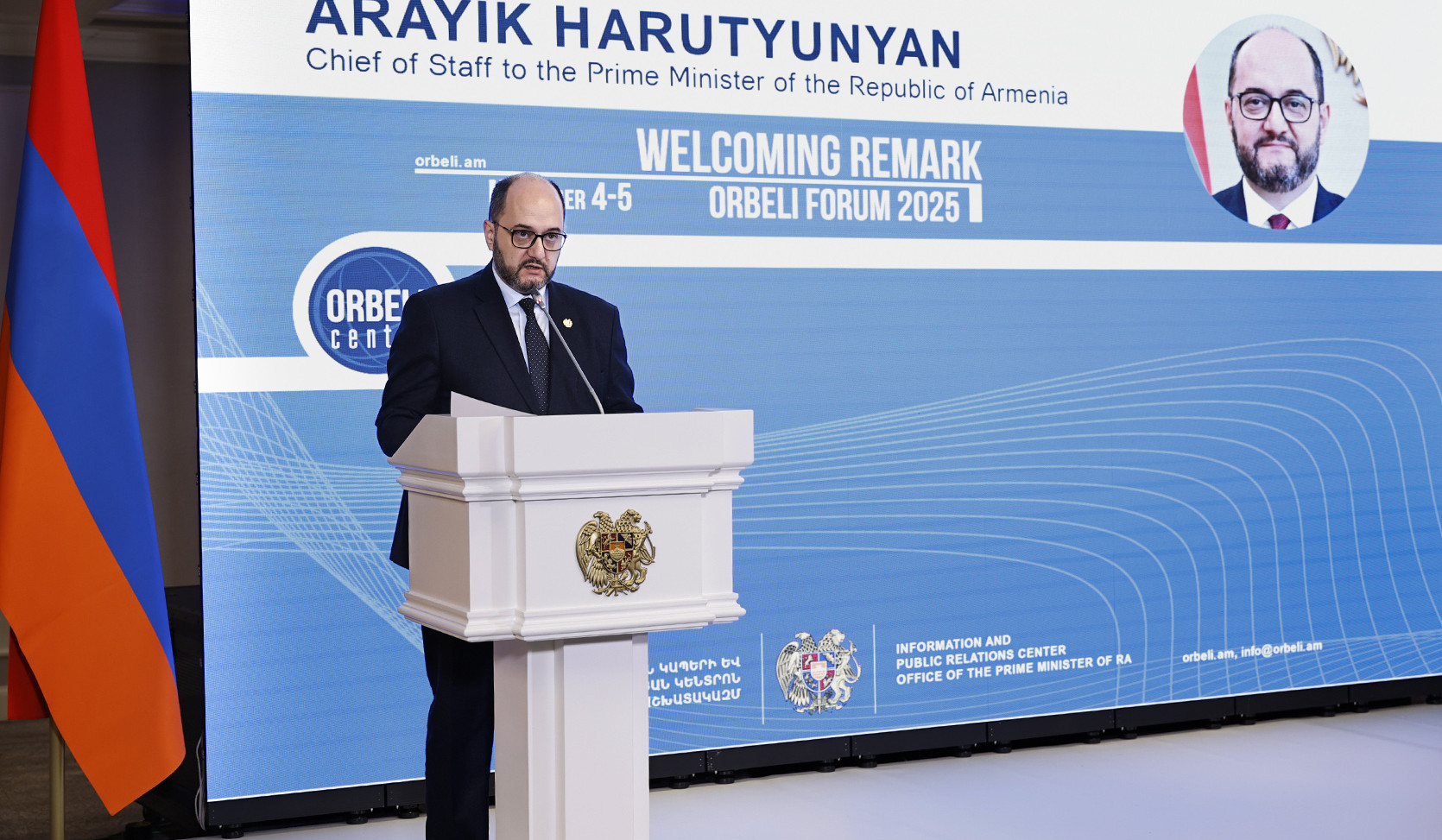 Մենք հավատում ենք, որ խաղաղությունը չունի այլընտրանք ու ոչ միայն նպատակ է, այլև կայուն զարգացման նախապայման. Արայիկ Հարությունյան