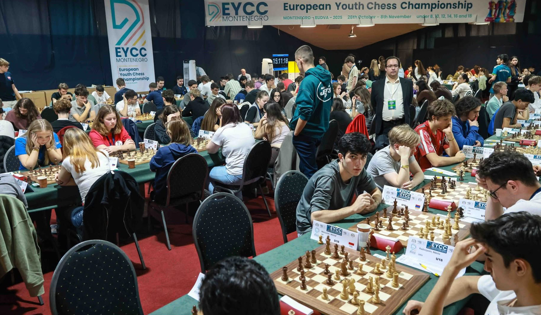 Շախմատի Եվրոպայի 8-18 տարեկանների առաջնության ավարտին մնացել է 3 խաղափուլ. հայ պատվիրակների արդյունքները