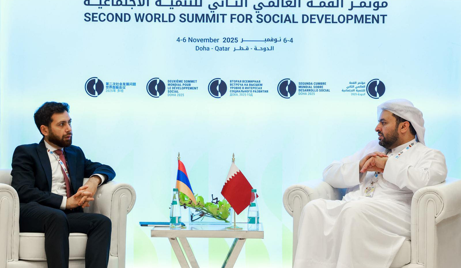 ER Xİ nazirinin müavini və Qətərin Xİ naziri Fələstin və Suriyadakı hadisələrlə bağlı fikir mübadiləsi aparıblar