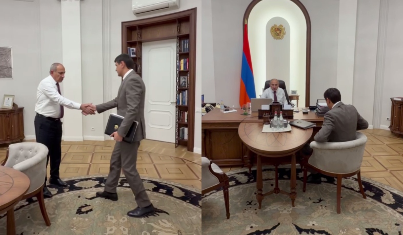 Նիկոլ Փաշինյանն աշխատանքային հանդիպում է ունեցել Արագածոտնի մարզպետի հետ