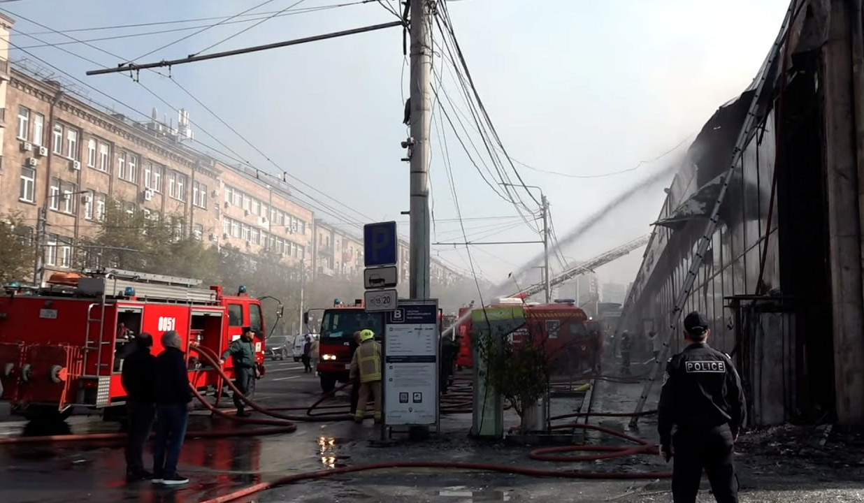 Մարվել է Կոմիտասի պողոտայի սննդի կետերից մեկում բռնկված հրդեհը. ըստ նախնական տվյալների՝ մեկ տուժած հոսպիտալացվել է