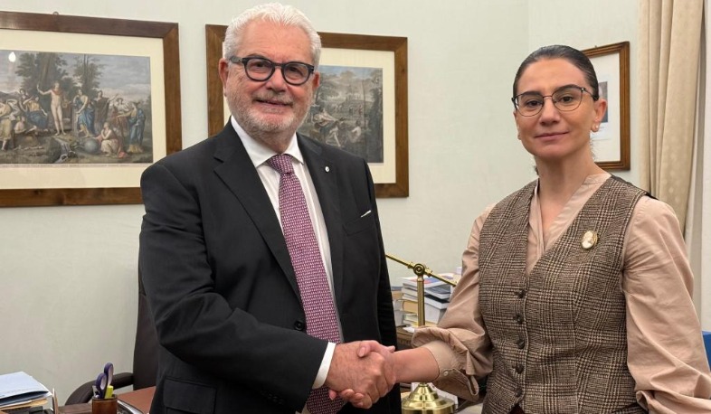 Աննա Վարդապետյանը հանդիպել է Իտալիայի զինվորական դատախազի հետ. կստորագրվի փոխըմբռնման հուշագիր