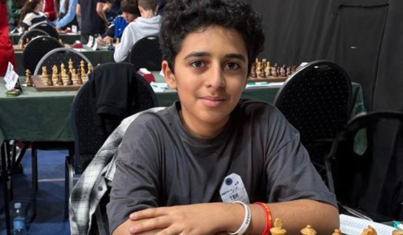 13-ամյա Տիգրան Համբարձումյանը դարձավ շախմատի Եվրոպայի փոխչեմպիոն