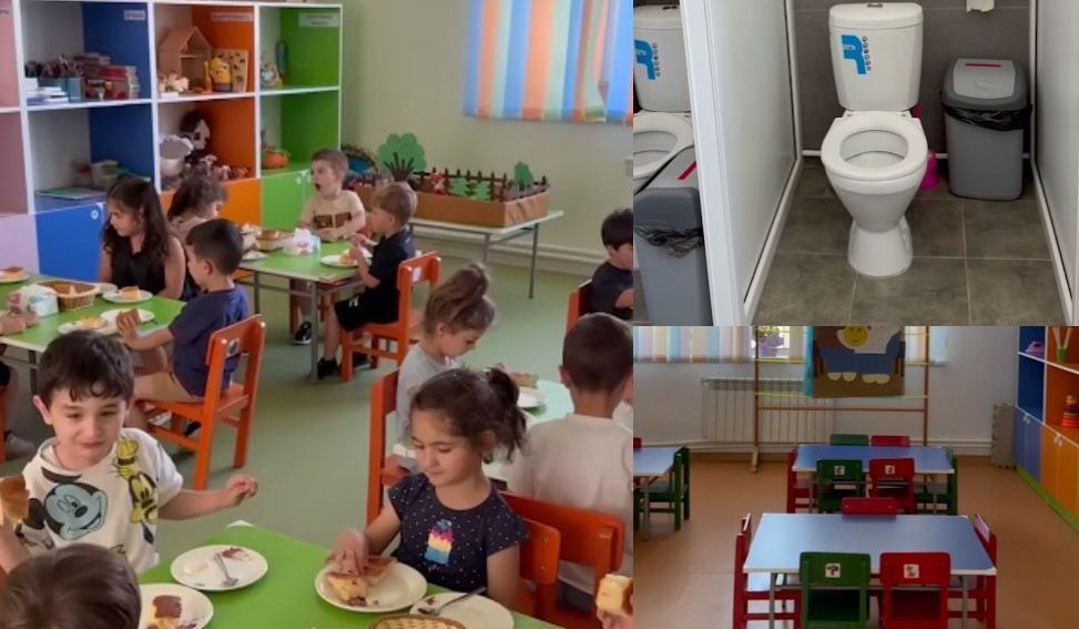 Արմավիրի մարզի Սարդարապատ գյուղի մսուր-մանկապարտեզը հիմնանորոգվել ու համալրվել է նոր գույքով. Փաշինյան