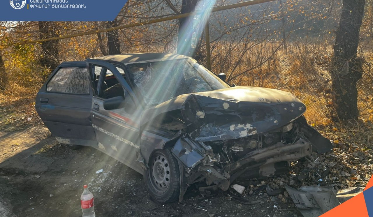 Ծաղկաձորում բախվել են Opel և VAZ մակնիշների ավտոմեքենաները. տուժածները հոսպիտալացվել են