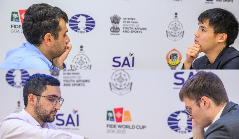 Հայաստանը ներկայացնող գրոսմայստերները իրենց դասական խաղերն ավարտեցին ոչ-ոքի արդյունքով. ՖԻԴԵ-ի աշխարհի գավաթ