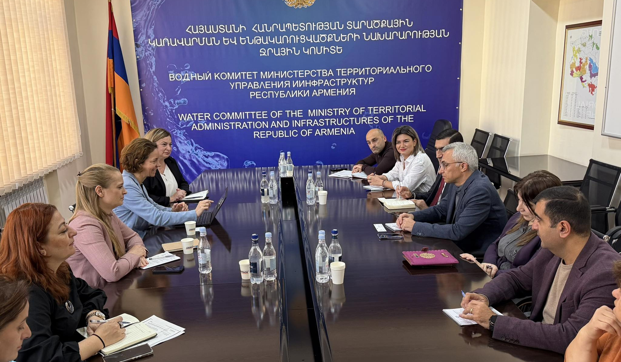 KfW բանկի ներկայացուցիչների հետ քննարկվել են Կապսի ջրամբարի կառուցման ծրագրի հետագա ընթացքի տարբերակներ