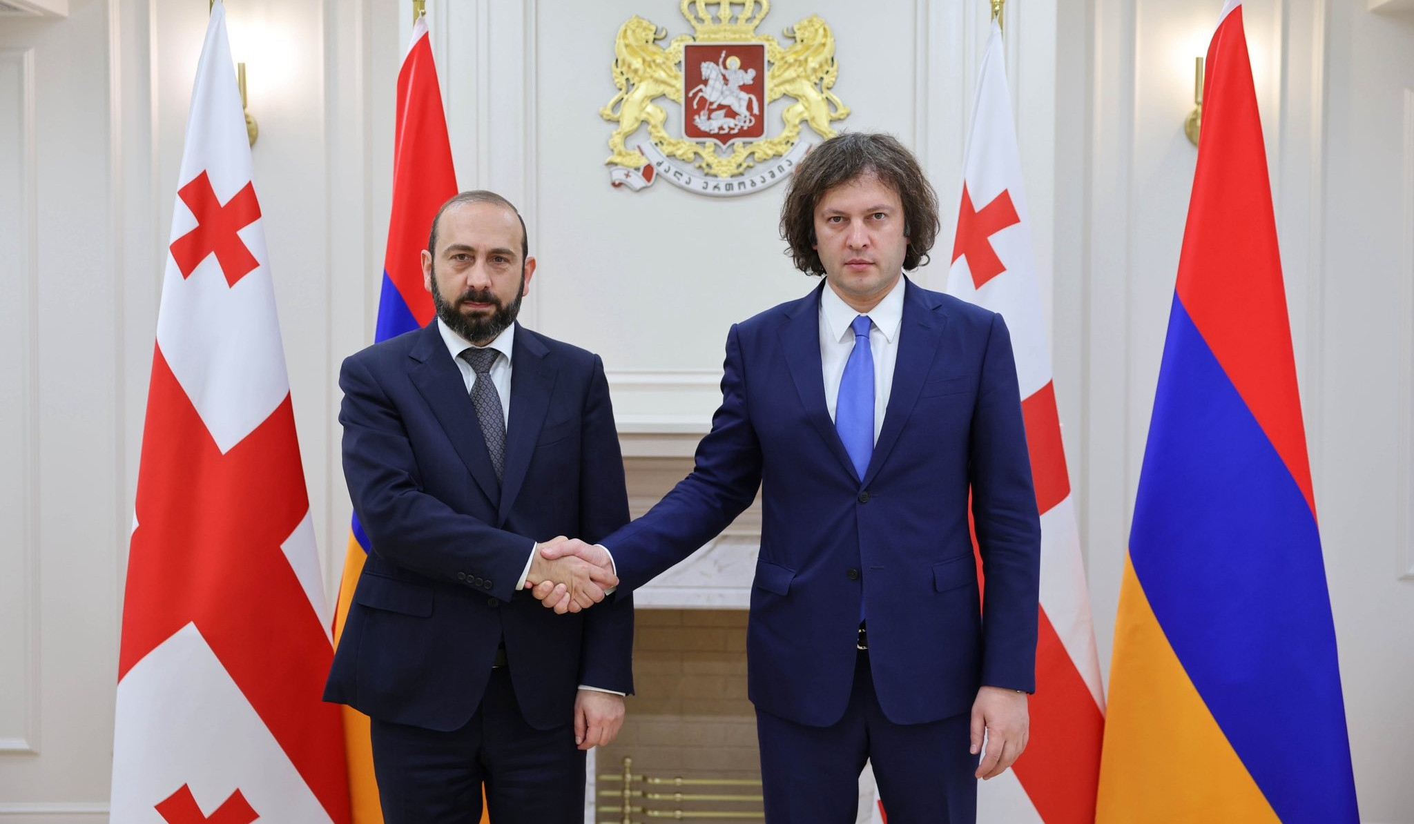 Armenia's Foreign Minister and Prime Minister of Georgia discussed efforts aimed at continued development of strategic partnership