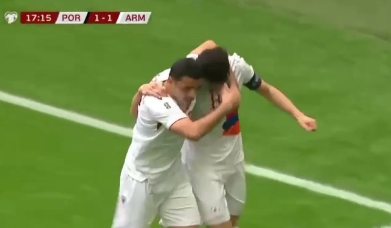 Պորտուգալիա-Հայաստան հաշիվը հավասարեցվեց՝ 1:1