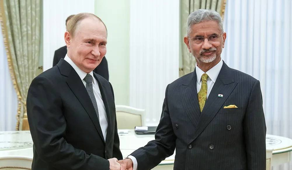 Путин принял в Кремле министра иностранных дел Индии Субраманьяма Джайшанкара
