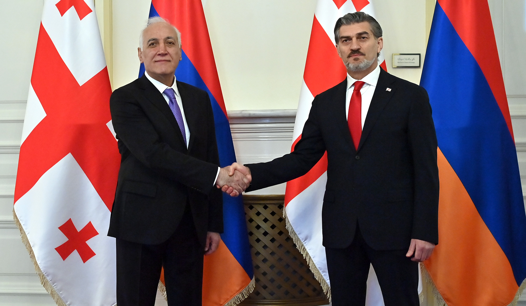 Presidents of Armenia and Georgia discussed directions of development of cooperation within framework of strategic partnership