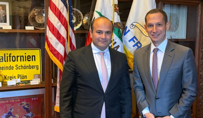 Narek Mkrtchyan Mayor of San Francisco discuss connections between Armenian and local business communities