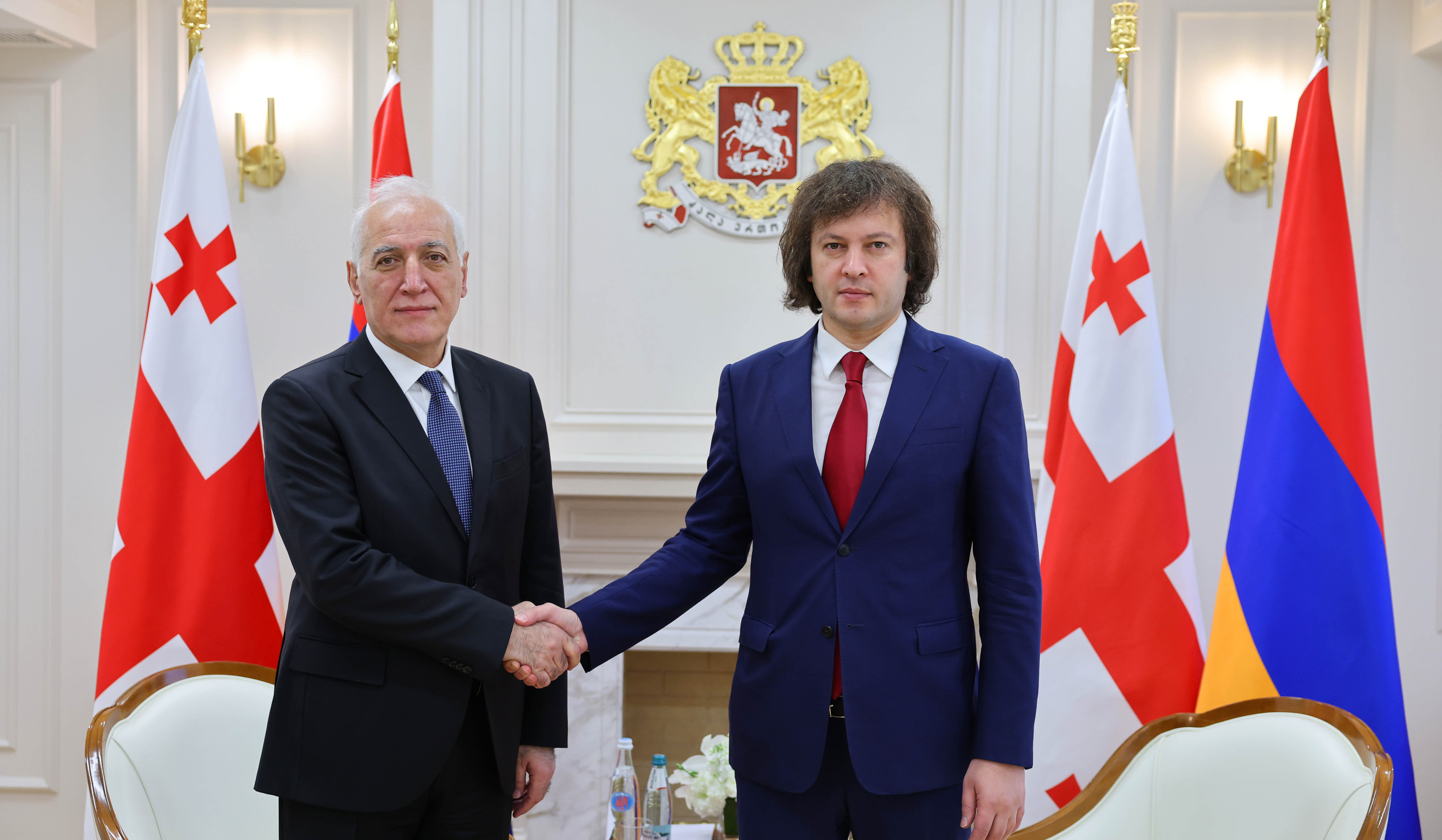 Armenian President and Georgian Prime Minister discuss issues of expanding political dialogue