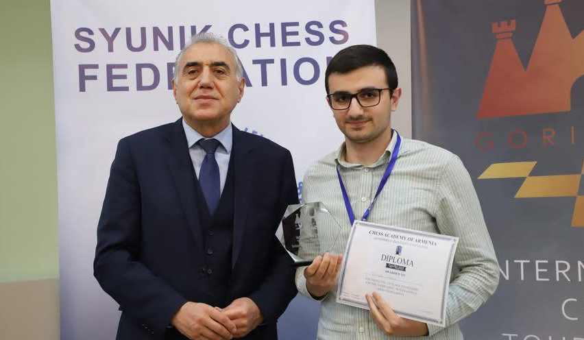 Գրոսմայստեր Մանուէլ Պետրոսյանը՝ «Գորիս Օփեն 2025» շախմատի միջազգային մրցաշարի հաղթող