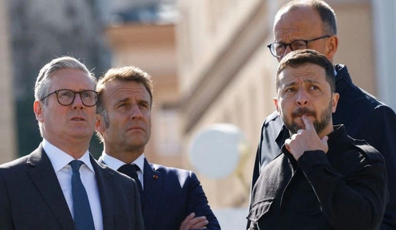 Մերցը, Մակրոնը և Սթարմերը Զելենսկու հետ քննարկել են Ուկրաինայի հարցի կարգավորման ԱՄՆ ծրագիրը