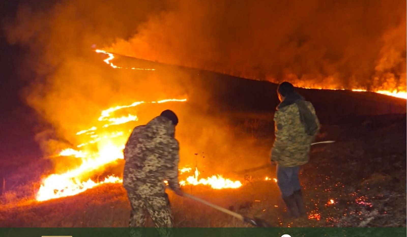 Ճամբարակ–Թթուջուրում բռնկված հրդեհը շարունակվում է Դպրաբակի անտառպետության 6-րդ պահաբաժնի ուղղությամբ