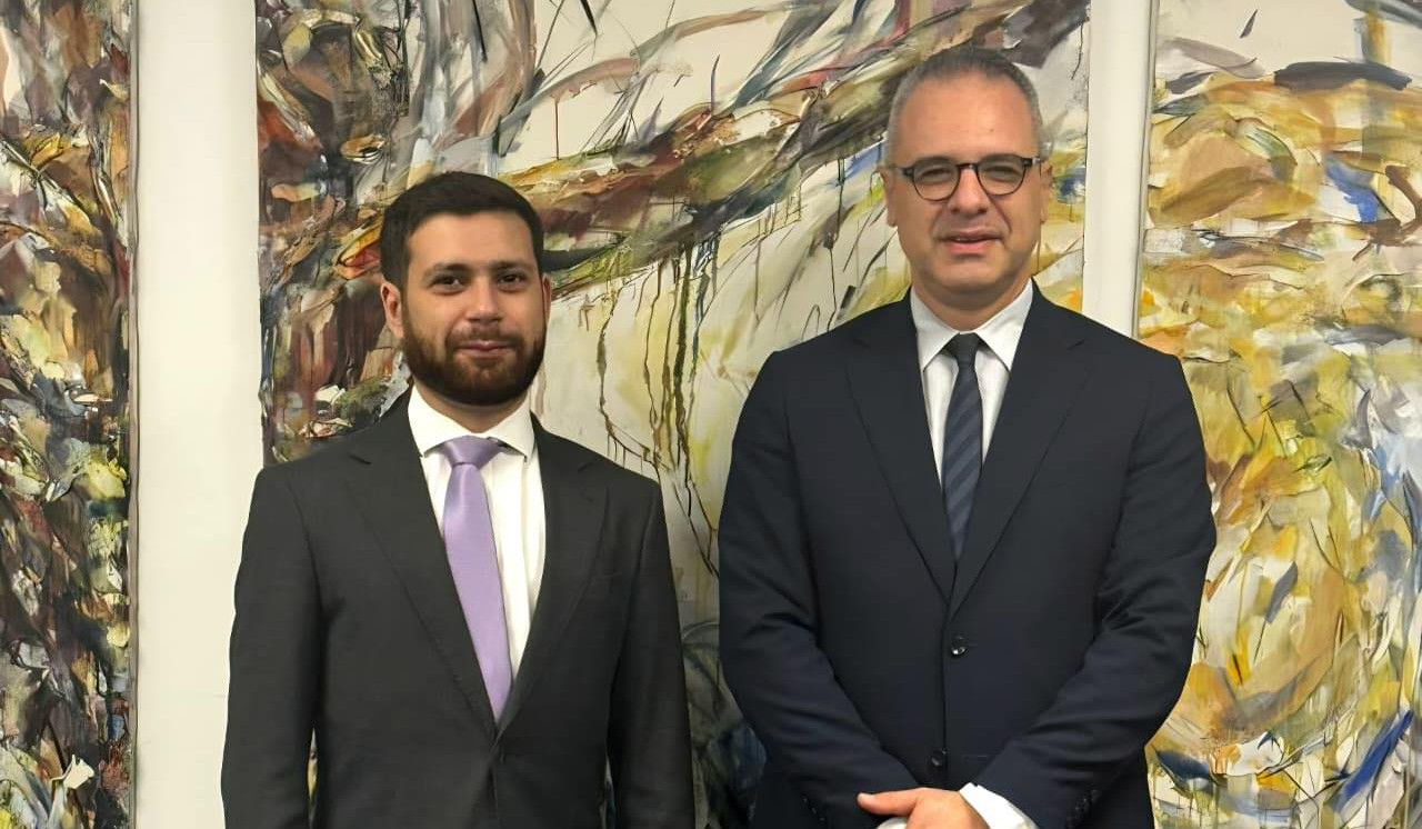 Vahan Kostanyan, Menelaos Menelaou discuss developments related to the Cyprus Problem