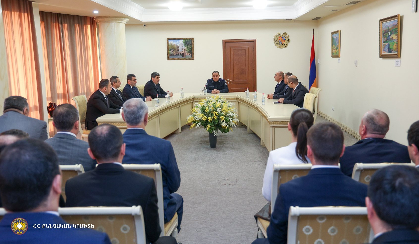 ՔԿ նախագահը ներկայացրել է գլխավոր վարչության պետի տեղակալին