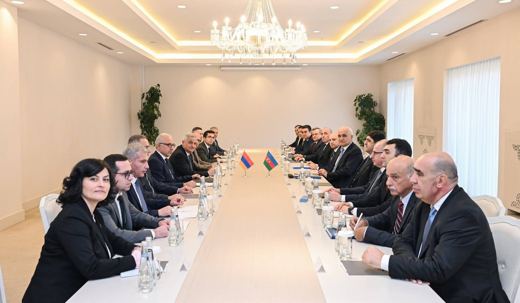 12th meeting of State Delimitation Commission held in city of Gabala, Azerbaijan, chaired by Mher Grigoryan and Shahin Mustafayev