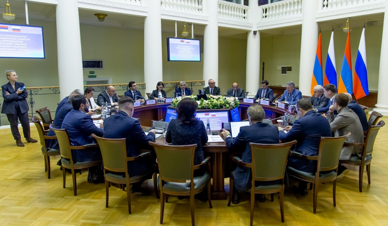 Delegation led by Hakob Arshakyan was on a working visit to St. Petersburg