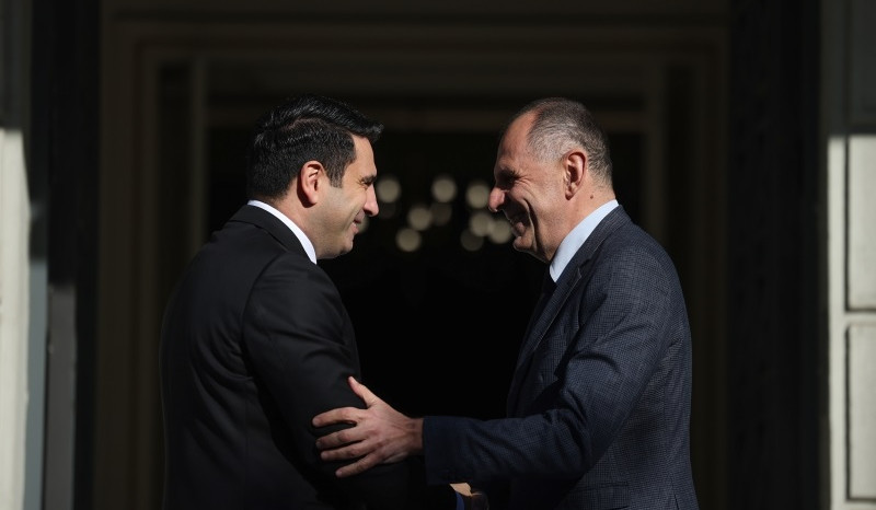 Alen Simonyan meets with Minister of Foreign Affairs of Hellenic Republic Giorgos Gerapetritis