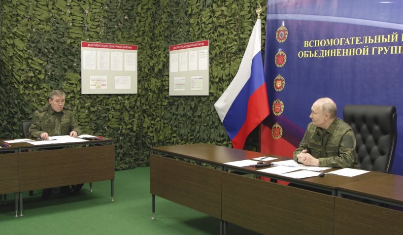 Владимиру Путину доложили об обстановке на поле боя