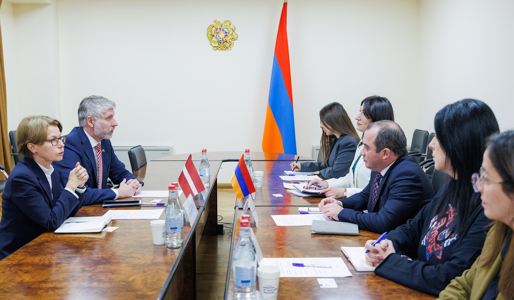 ԲՏԱ փոխնախարարը Լատվիայի դեսպանի հետ քննարկել է ստարտափ էկոհամակարգի զարգացումը և R&D նախագծերը