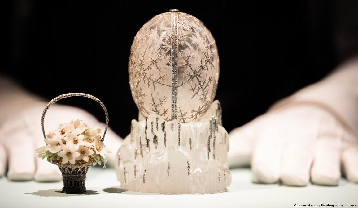 Faberge Imperial Winter Egg sells at record $30 million at auction