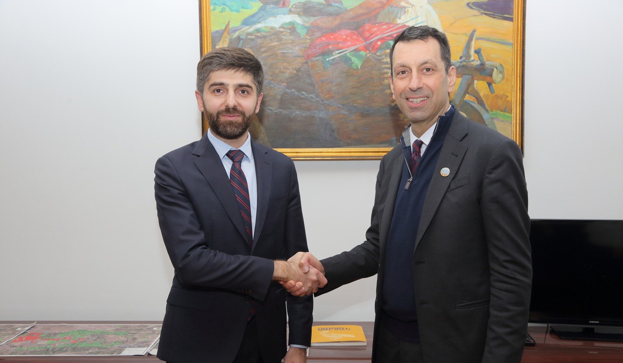 Deputy Minister of Economy and FAO Representative discuss issues related to agrobiodiversity