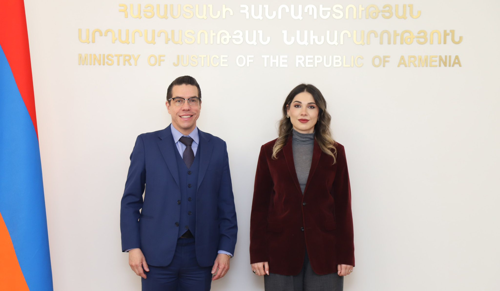 Սրբուհի Գալյանը և Բրազիլի դեսպանը անդրադարձել են իրավական փոխօգնության ոլորտում առկա համագործակցությանը