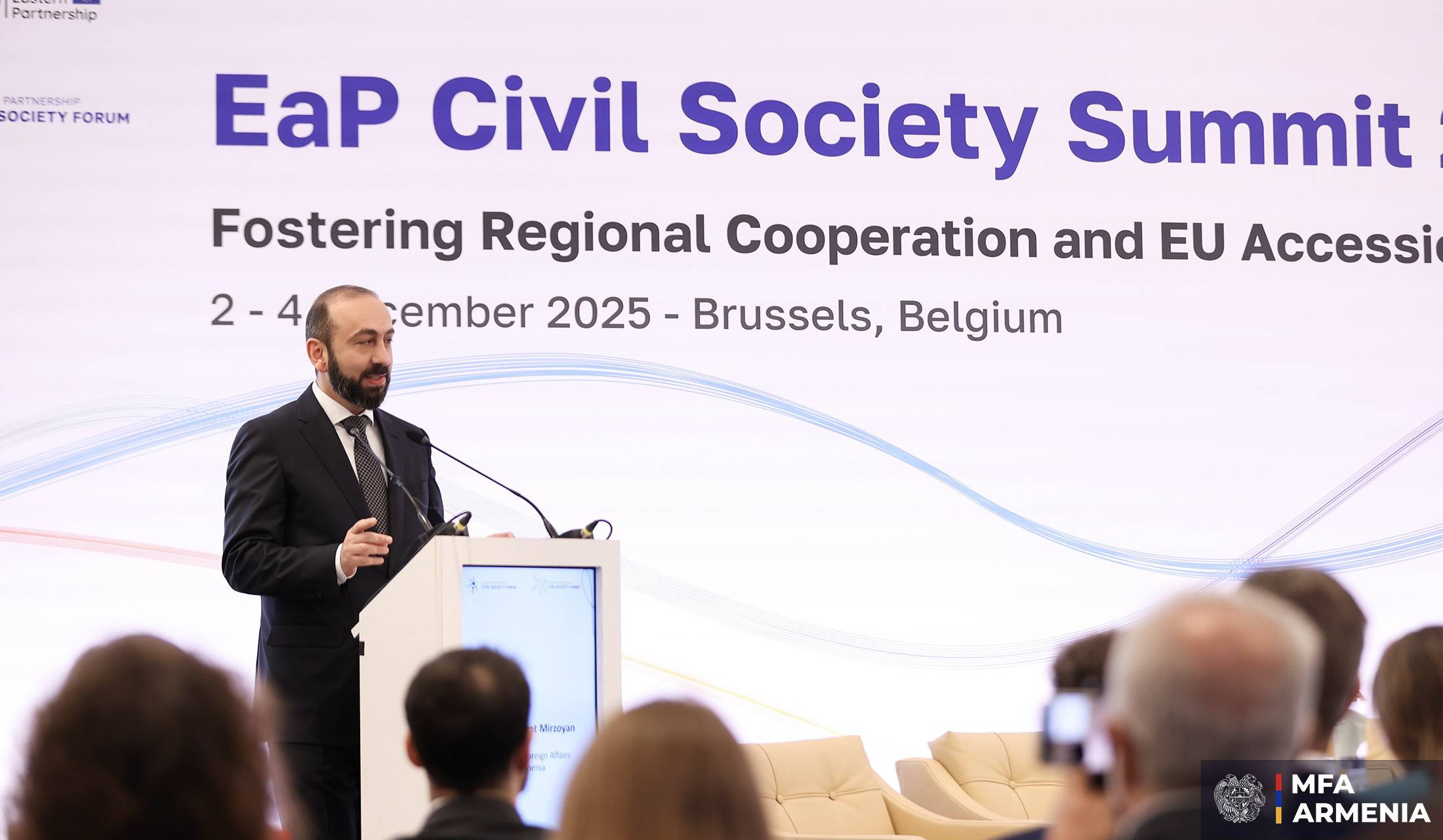 Հայաստանում ճանապարհը դեպի Եվրոպա ոչ միայն կառավարության քաղաքականությունն է, այլև հասարակության ընտրությունը. Միրզոյանի ելույթը