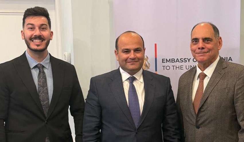 Դեսպան Նարեկ Մկրտչյանն ու Ջեյմս Կարաֆանոյը քննարկել են Heritage հիմնադրամի հետ համատեղ  ծրագրերի հնարավորությունները