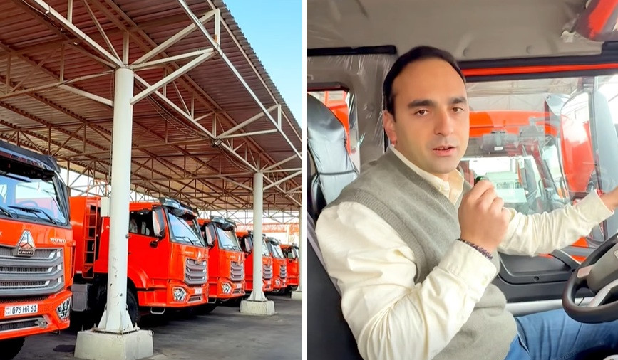 Howo մակնիշի 15 նոր աղբատար մեքենաներն արդեն աշխատում են մայրաքաղաքի տարբեր հատվածներում. Ավինյան