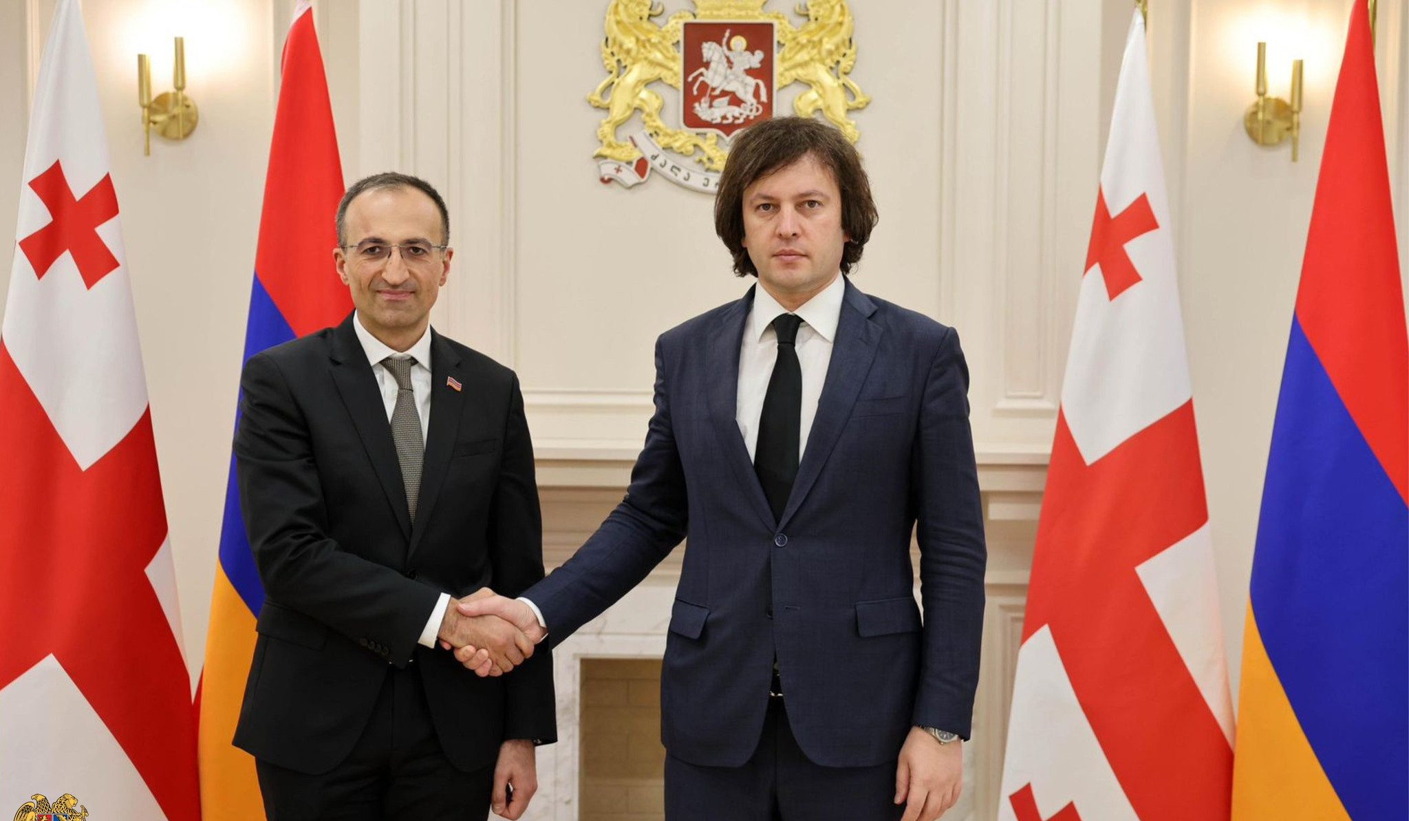 Торосян и Кобахидзе обсудили стратегическое партнерство Армении и Грузии