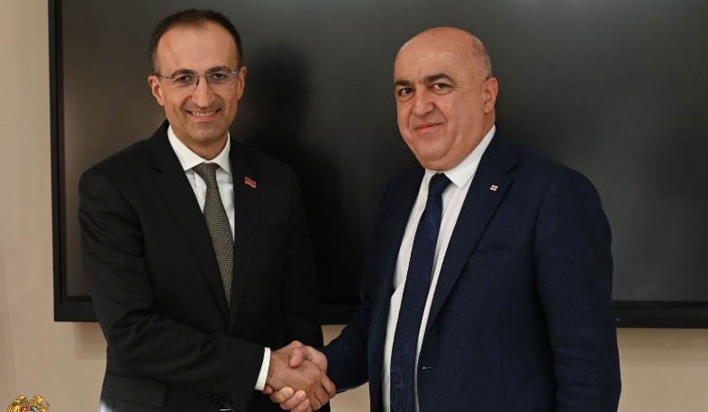 Ջանքեր՝ համատեղ նախաձեռնությունների իրականացմանը նպաստելու համար. Արսեն Թորոսյանը հանդիպել է Զազա Լոմինաձեի հետ