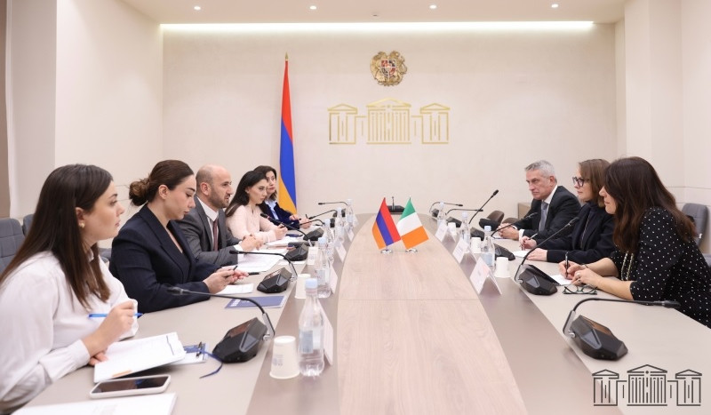 Հայաստանը հանձնառու է զարգացնելու և խորացնելու հարաբերություններն Իռլանդիայի հետ. Սիսակ Գաբրիելյանը՝ դեսպան Բեննոնին