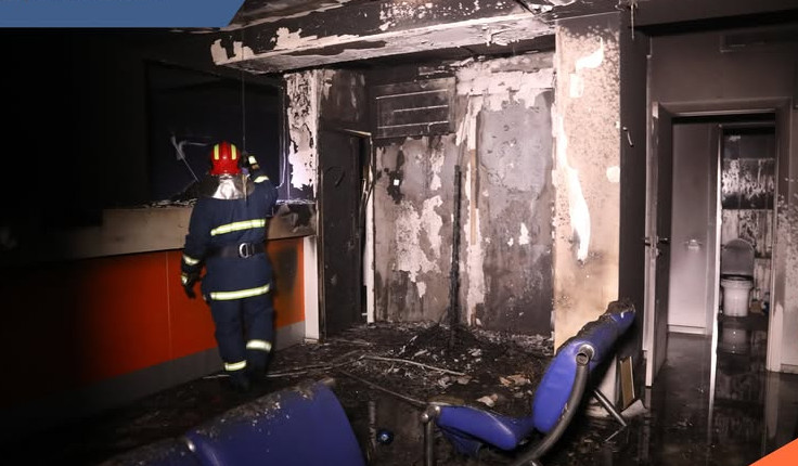 Հրդեհ Երևանի բանկերից մեկում. հայտարարվել է բարդության «1 ԲԻՍ» կանչ, կա տուժած