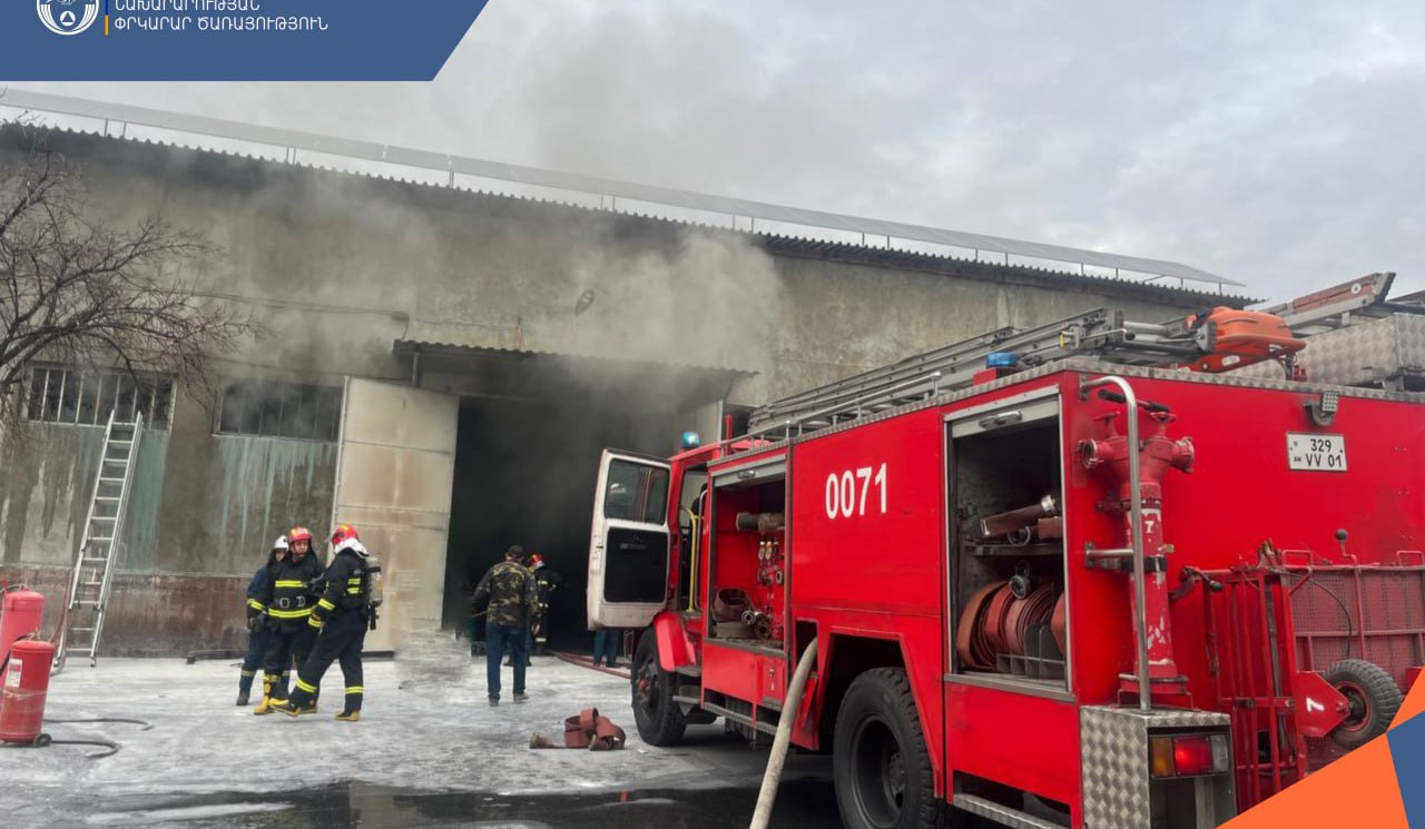 Հրդեհ Երևանի դեղատներից մեկի պահեստային հատվածում. դեպքի վայր է մեկնել 6 մարտական հաշվարկ