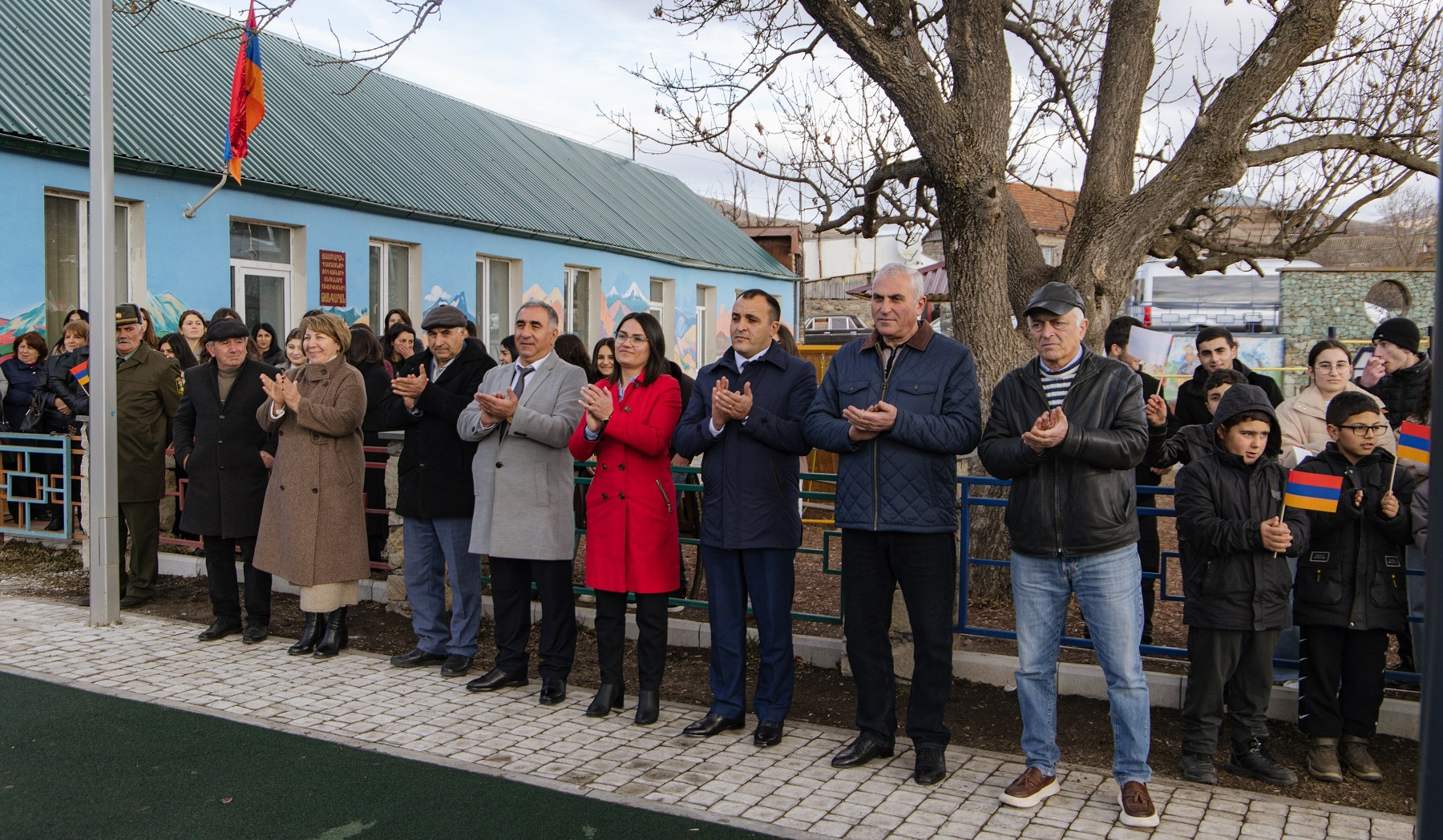 Հասմիկ Ավագյանը Ճամբարակում մասնակցել է վորքաութ մարզահրապարակների բացմանը