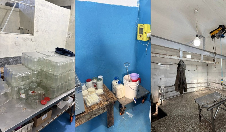 Կոտայքի մարզում կաթնամթերքի արտադրամասի գործունեություն է կասեցվել