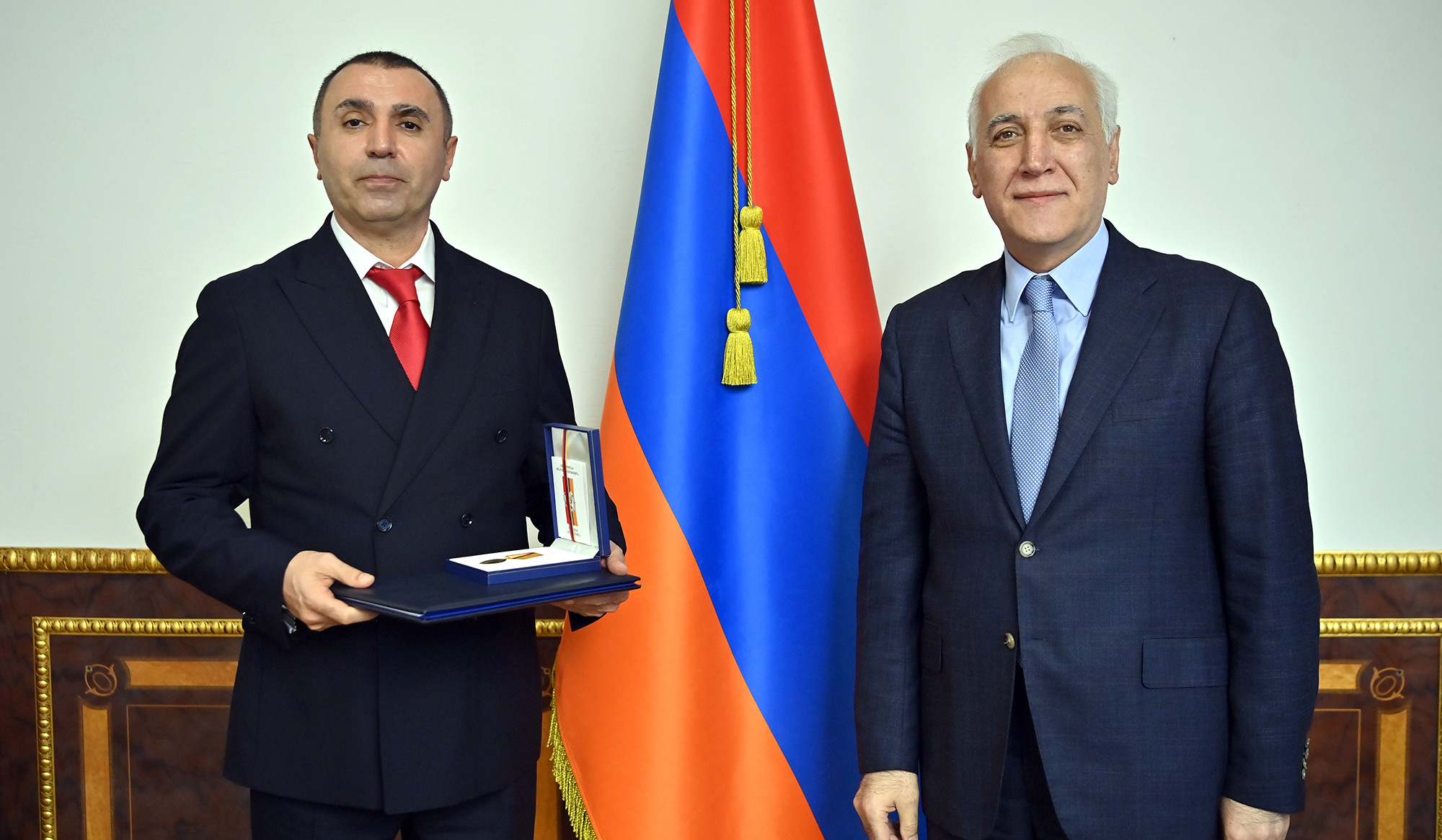ՀՀ նախագահը Ռուբեն Նազարեթյանին պարգևատրել է Մովսես Խորենացու մեդալով