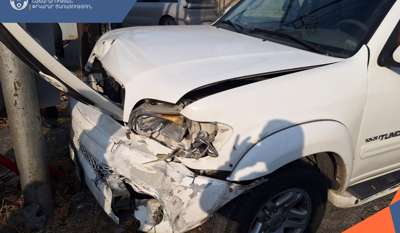 Վթար Երևանում. տուժածը հոսպիտալացվել է