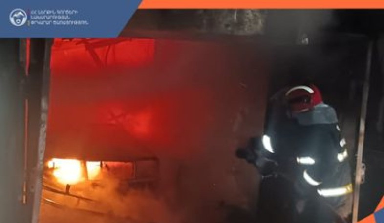 Հրդեհ Երևանի ավտոտնակներից մեկում. կա տուժած