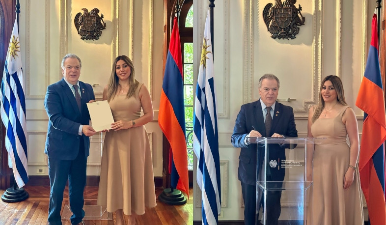 Ուրուգվայում ՀՀ դեսպանը Պունտա դել Էստեում ՀՀ պատվավոր հյուպատոսին է հանձնել նրա նշանակման հավաստագիրը