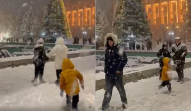 Վանաձորում առատ ձյուն է տեղում. Սուրենյանը տեսանյութ է հրապարակել