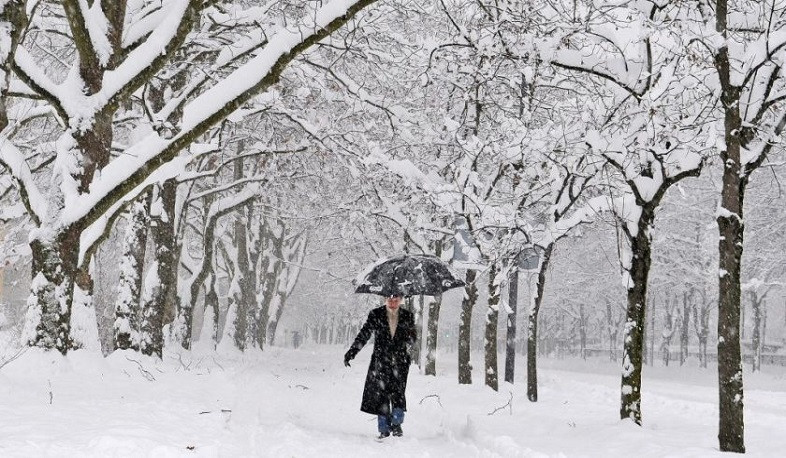 Ձյուն, բուք. առաջիկա օրերի եղանակի կանխատեսումը