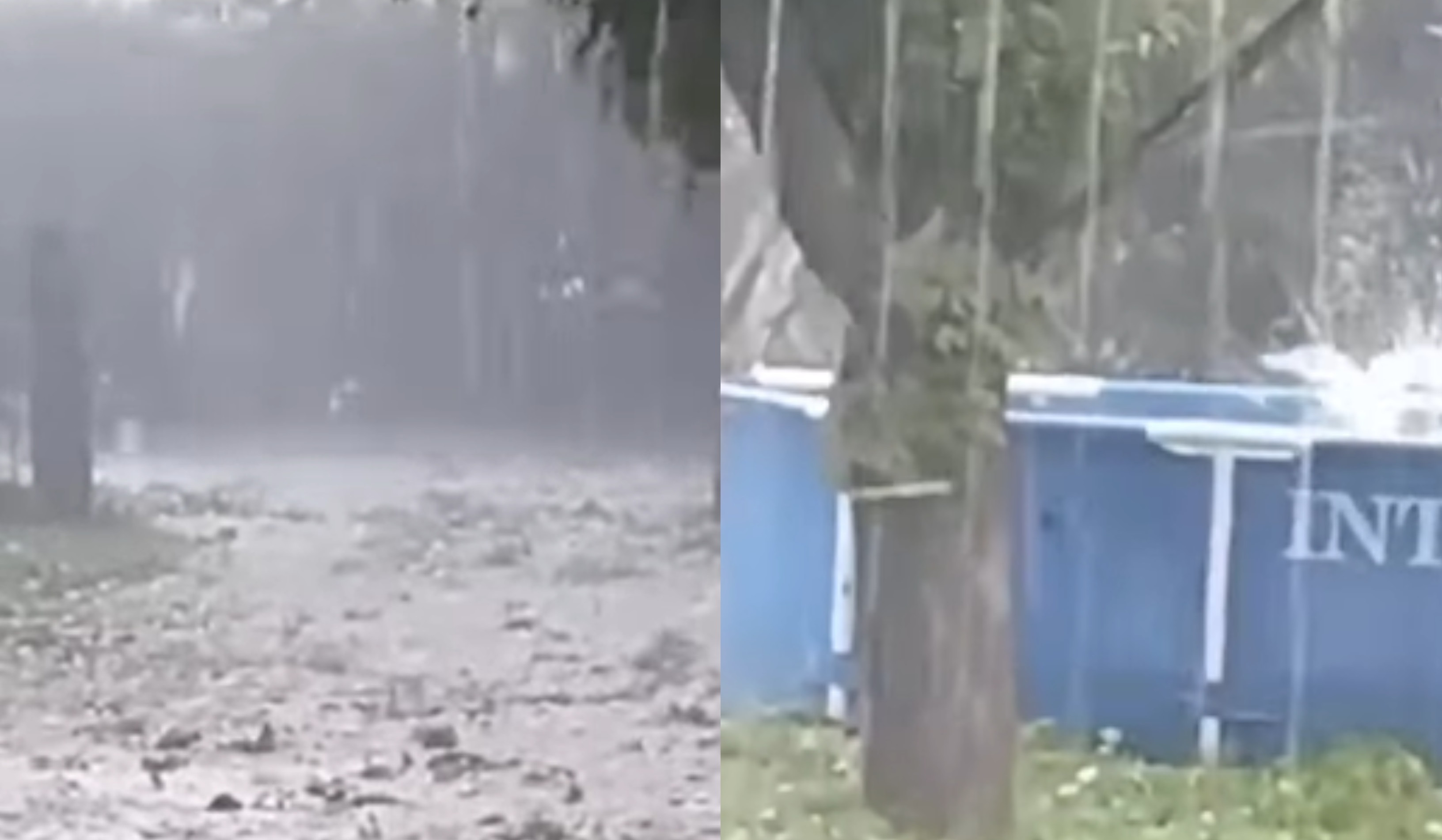 В Кордове, Аргентина, выпал сильный град