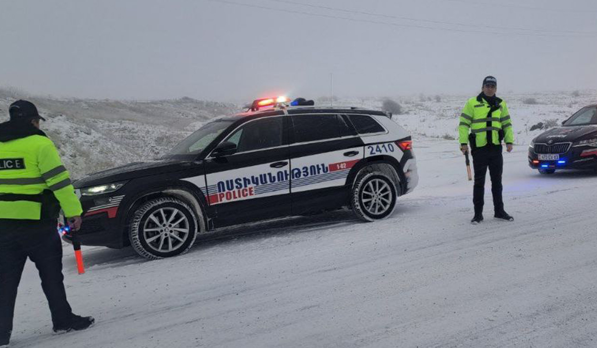 ՆԳՆ Փրկարար ծառայությունն ու Ոստիկանությունը շարունակում են ուժեղացված հսկողությունը հանրապետության ճանապարհներին